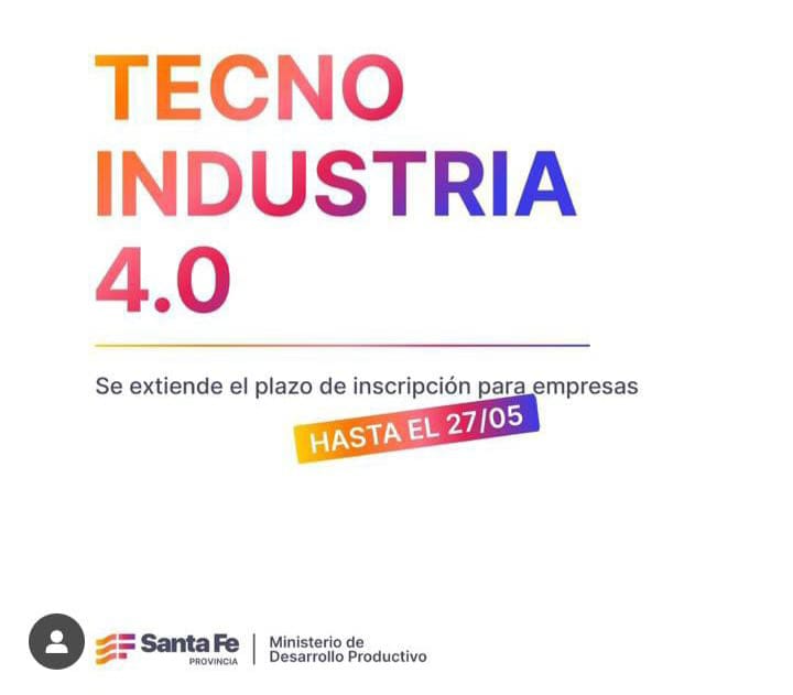 Tencnoindustria 4.0, se extendió el plazo de inscripción. Tencnoindustria 4.0, se extendió el plazo de inscripción.