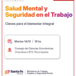 Charla sobre Salud Mental y Seguridad en el Trabajo
