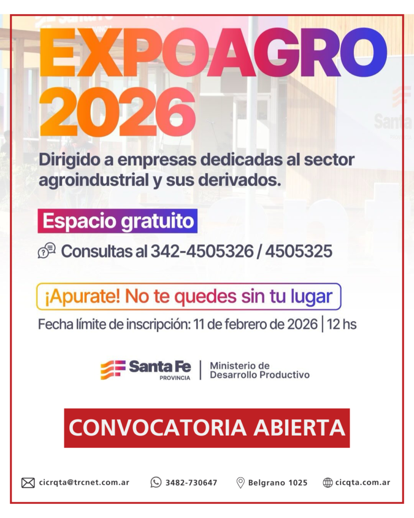 Convocatoria Abierta: EXPOAGRO 2026