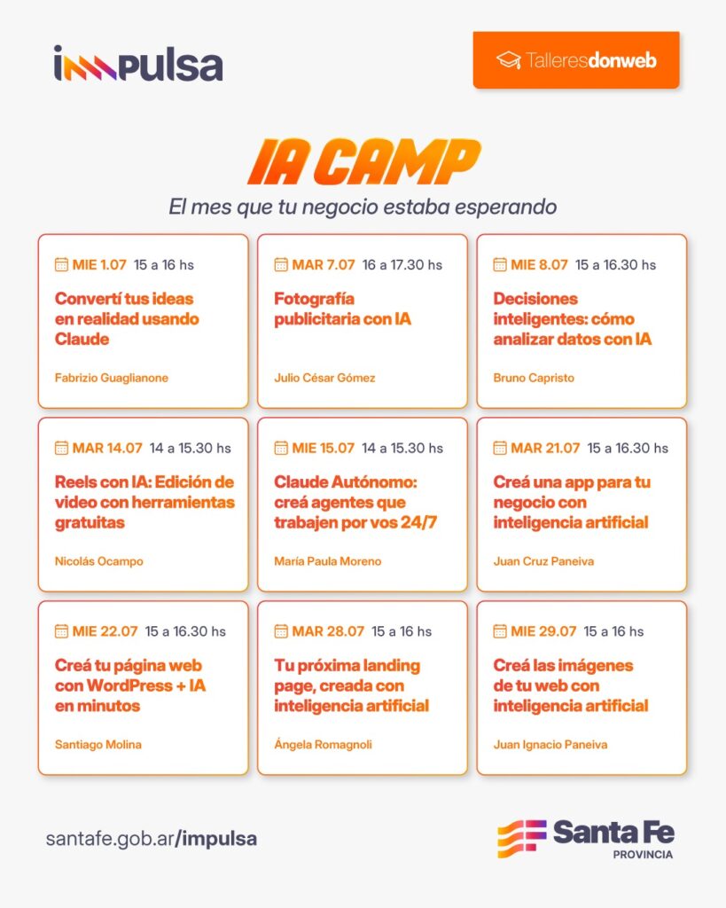  Impulsa suma los talleres de IA Camp